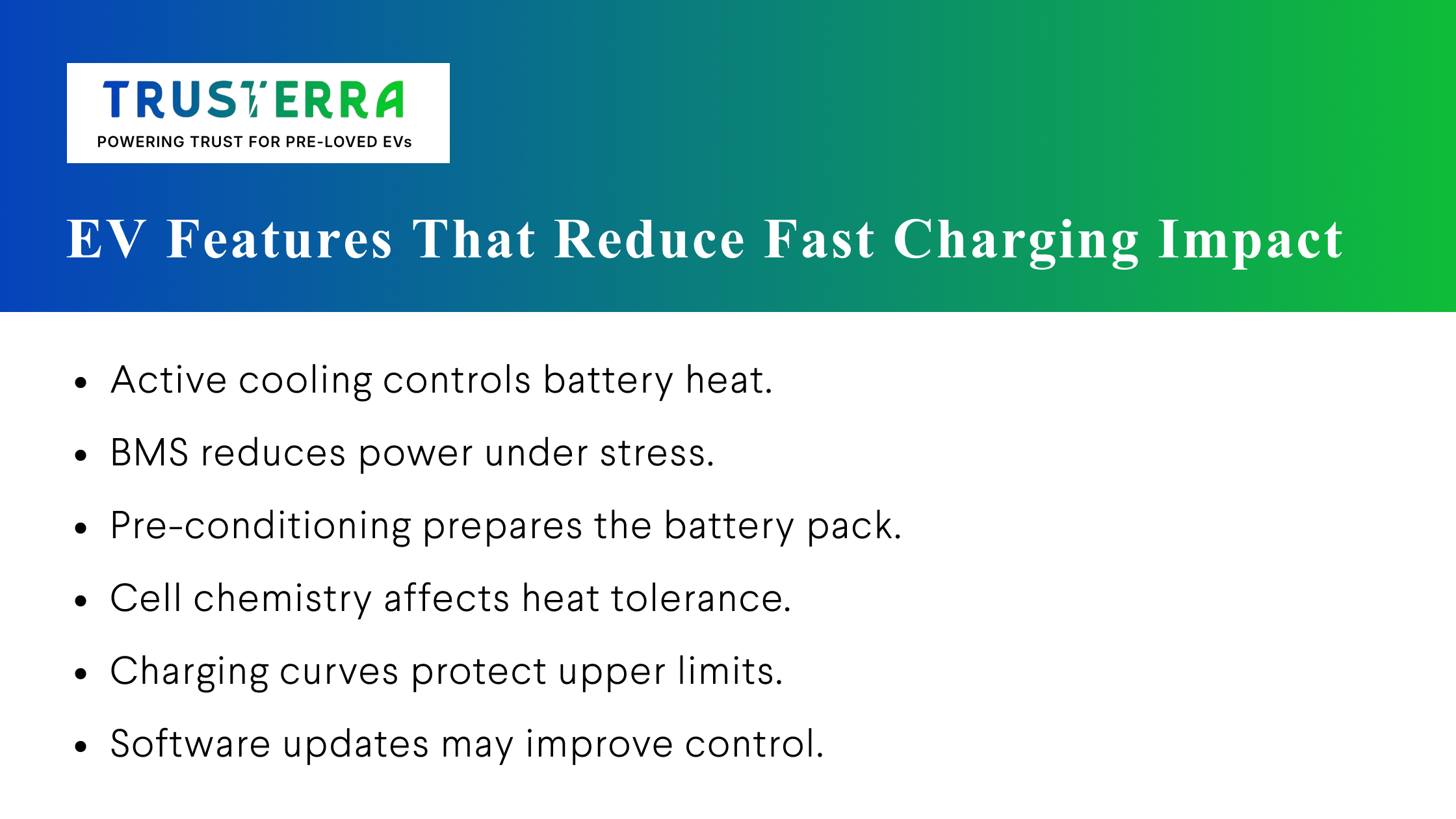 TrusTerra guide to fast charging protection features