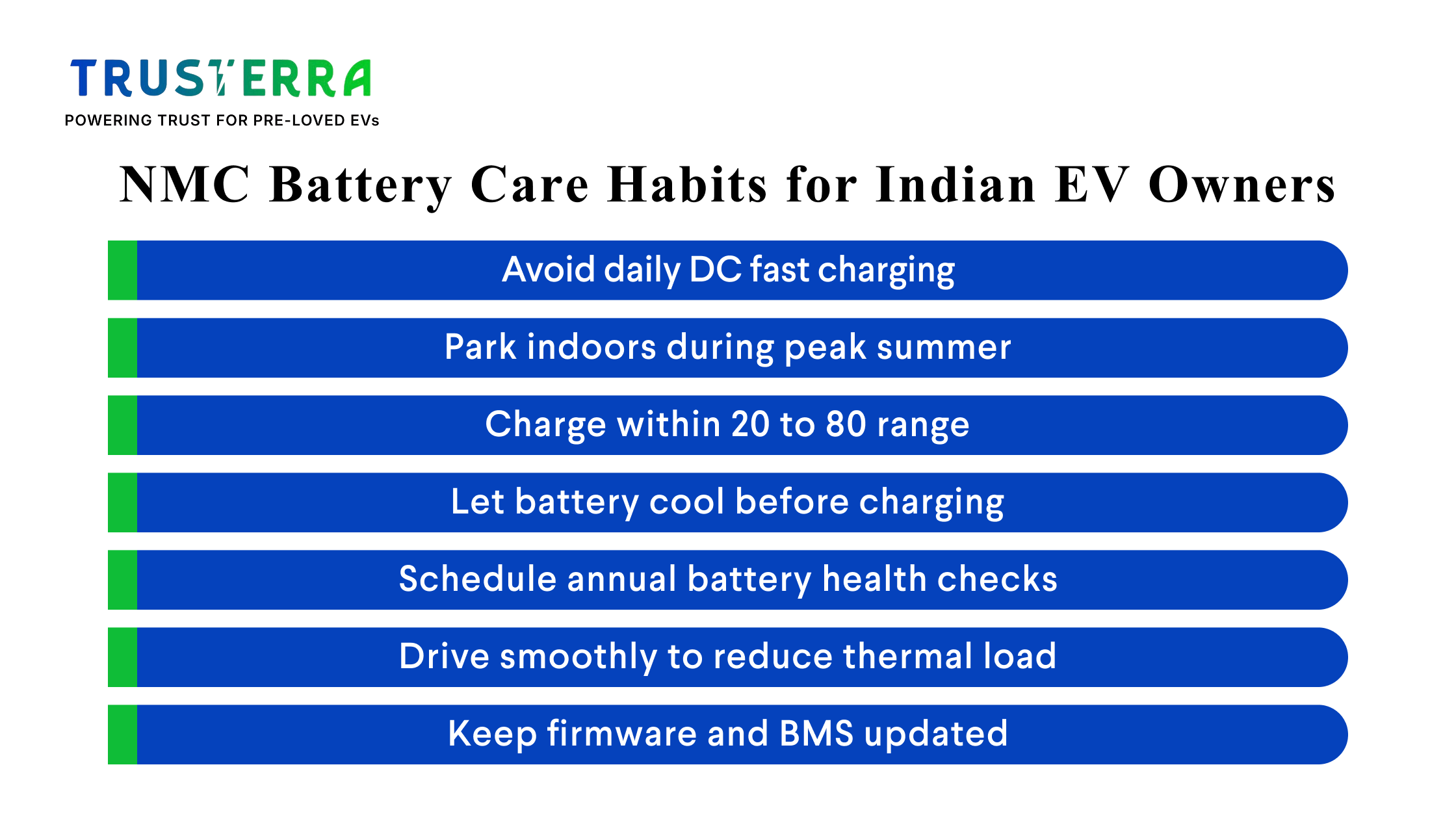 NMC battery care for Indian conditions